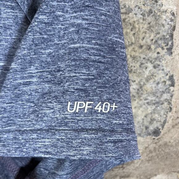 Nike Swim Dri-Fit Hydroguard Shirt‎ UPF 40+ NESSA589 Blue Men's Small Athletic - Picture 5 of 13